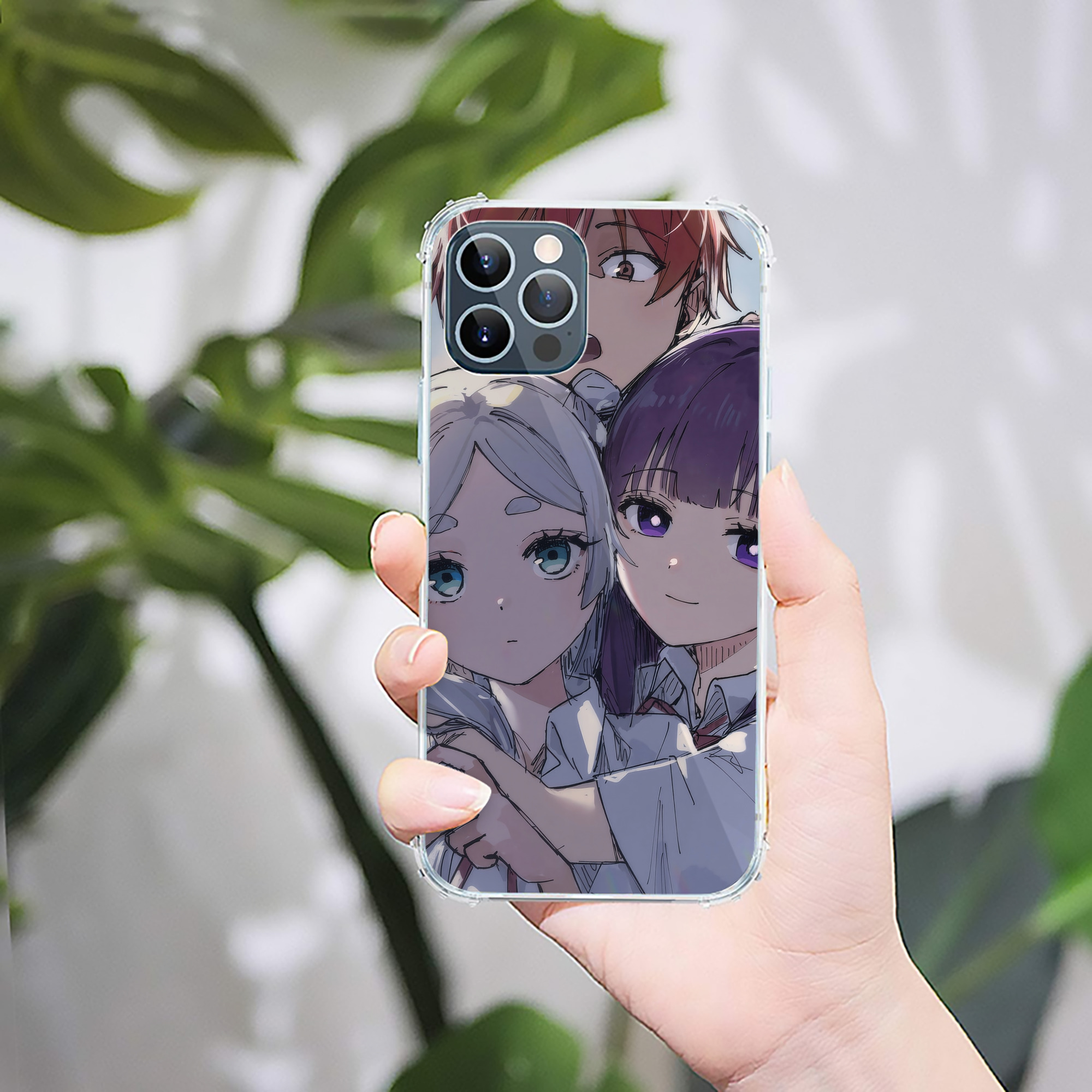 （画像用） 葬送のフリーレン Frieren 【iPhone 12シリーズ対応】透明スマホケース（クリアソフトケース）